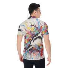 Load image into Gallery viewer, All-Over Print Men&#39;s Shirt - Swimming Shark
