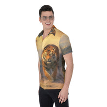 Load image into Gallery viewer, All-Over Print Men&#39;s Shirt - Walking Tiger
