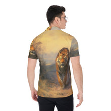 Load image into Gallery viewer, All-Over Print Men&#39;s Shirt - Walking Tiger
