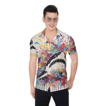 Load image into Gallery viewer, All-Over Print Men&#39;s Shirt - Swimming Shark
