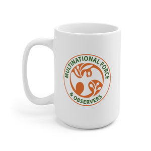 Ceramic Mug 15oz - Multinational Force and Observers (MFO) Insignia X 300