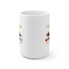 Load image into Gallery viewer, Ceramic Mug 15oz - Army - 7th Cavalry Regiment - Vietnam War wt 2 Cav Riders and VN SVC X300
