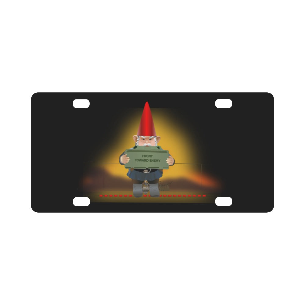 Vietnam Gnome w Claymore - Grenade w Fire X 300 Classic License Plate