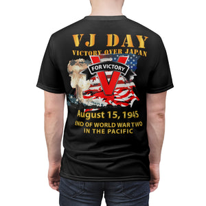 All Over Printing - Army - VJ Day - Victory Over Japan Day - End WWII in Pacific