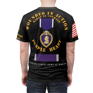 All Over Printing - Army - Purple Heart - Against Enemy Force Badge of Courage