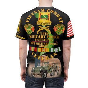 All Over Printing - Army - Vietnam Combat Veteran - 716th  Military Police Battalion, 89th Military Police Group with Vietnam Service Ribbons