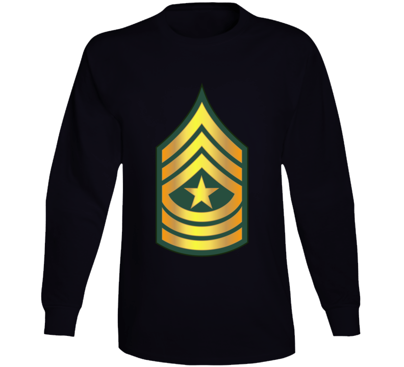 Army - Sergeant Major - Sgm Wo Txt Long Sleeve