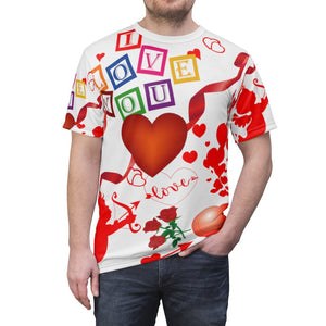 All Over Printing (AOP) - Unisex AOP Cut & Sew Tee - Lover's Shirt