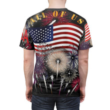 Load image into Gallery viewer, All Over Printing - USA - All of us with Kerchief Design Fireworks
