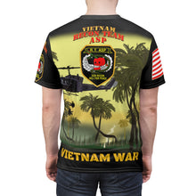 Load image into Gallery viewer, All Over Printing - Army - Special Forces - Recon Team - Asp V1 with Rappel Infiltration with Vietnam War Ribbons - Vietnam War
