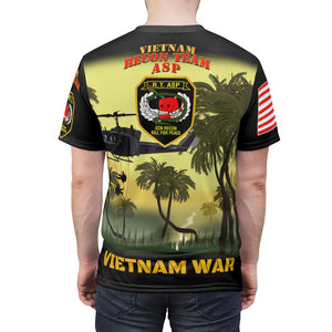 All Over Printing - Army - Special Forces - Recon Team - Asp V1 with Rappel Infiltration with Vietnam War Ribbons - Vietnam War