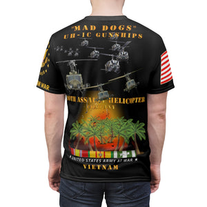 All Over Printing - Vietnam - 240th Assault Helicopter Company with Mad Dogs Gunships with Vietnam Service Ribbons