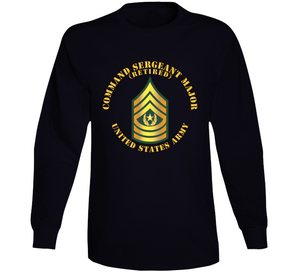Army - Command Sergeant Major - Csm - Retired Long Sleeve