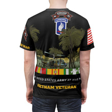 Load image into Gallery viewer, All Over Printing - Army - N Company, 75th Infantry (RANGER), 73rd Airborne Brigade, Vietnam Veteran with Vietnam Service Ribbons
