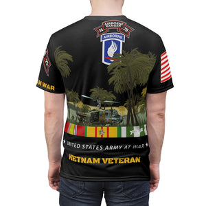 All Over Printing - Army - N Company, 75th Infantry (RANGER), 73rd Airborne Brigade, Vietnam Veteran with Vietnam Service Ribbons