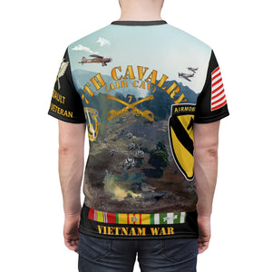 All Over Printing - Army - 7th Cavalry Regiment, 1st Cavalry Division - LZ Air Assault - Vietnam Veteran