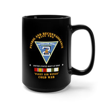 Load image into Gallery viewer, Black Mug 15oz - Navy - Patrol and Reconnaissance Wing Two w COLD SVC
