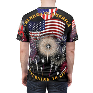 All Over Printing - Celebrate America - Returning to Life - America for Everyone with Kerchief Design