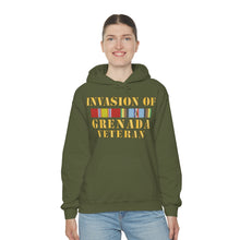 Load image into Gallery viewer, Unisex Heavy Blend™ Hooded Sweatshirt - Army - Grenada Invasion Veteran w EXP SVC
