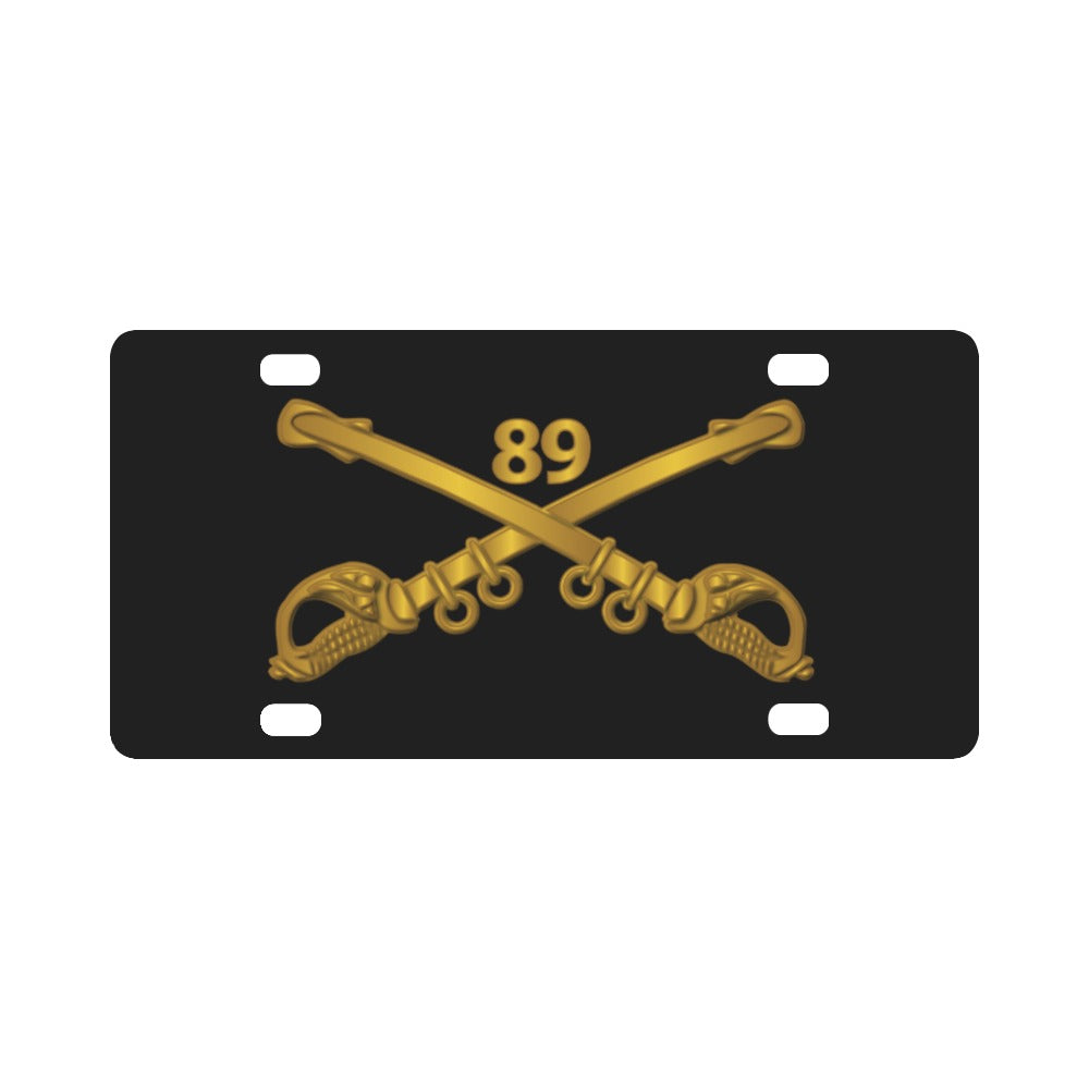 Army - 89th Cavalry Branch wo Txt Classic License Plate