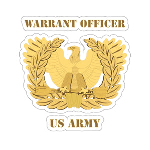 Kiss-Cut Stickers - Army - Emblem - Warrant Officer