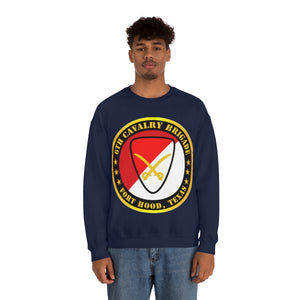 Unisex Heavy Blend Crewneck Sweatshirt - Army - 6th Cavalry Brigade Fort Hood, Texas