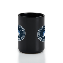 Load image into Gallery viewer, Ceramic Coffee Mug Black Mug 15 Oz - United States Space Force (USSF)
