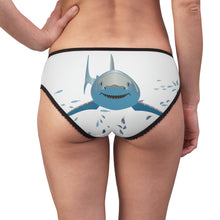 Load image into Gallery viewer, Women&#39;s Briefs - Great White Shark with Entourage
