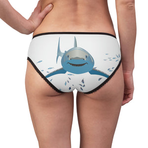 Women's Briefs - Great White Shark with Entourage