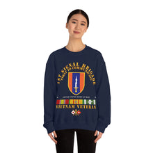 Load image into Gallery viewer, Unisex Heavy Blend Crewneck Sweatshirt - Army - 1st Signal Bde SSI w VN SVC
