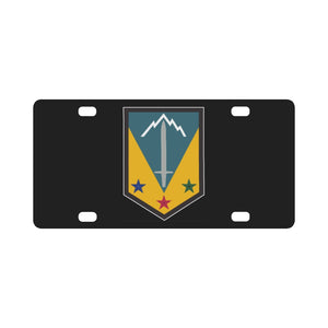 Army - 3rd Maneuver Enhancement Bde - SSI wo Txt Classic License Plate