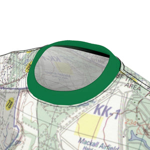 AOP - Camp Mackall, NC - Tactical Map - with US Flag (Forward)