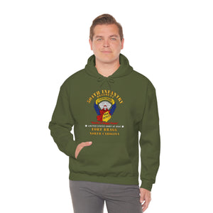 Unisex Heavy Blend Hooded Sweatshirt - Army - 504th Infantry Regiment - Devils - FBNC X 300
