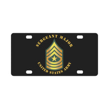 Load image into Gallery viewer, Army - Sergeant Major - SGM wo txt Classic License Plate
