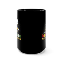 Load image into Gallery viewer, Black Mug 15oz -  Navy - Seabee - Bee Only w VN SVC wo DS V1
