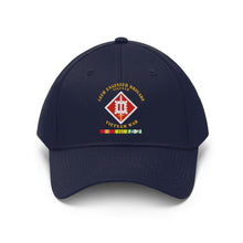 Load image into Gallery viewer, Twill Hat - Army - 18th Engineer Brigade Vietnam - Vietnam War w SVC - Hat - Direct to Garment (DTG) - Printed
