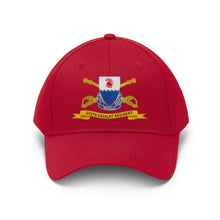 Load image into Gallery viewer, Twill Hat - Army - 299th Cavalry Regiment w Br - Ribbon- Hat - Direct to Garment (DTG) - Printed
