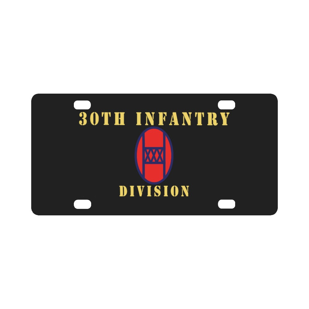 Army - 30th Infantry Division X 300 - Hat Classic License Plate