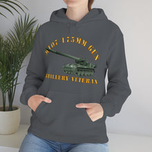 Load image into Gallery viewer, Unisex Heavy Blend™ Hooded Sweatshirt - Army - M107 - 175mm Gun - Artillery Veteran
