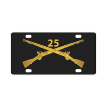 Load image into Gallery viewer, Army - 25th Infantry Regiment Branch wo Txt Classic License Plate
