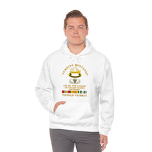 Load image into Gallery viewer, Unisex Heavy Blend Hooded Sweatshirt - Army - Jumping Mustangs w DUI - ABN Basic - 1st Bn 8th Cav w VN
