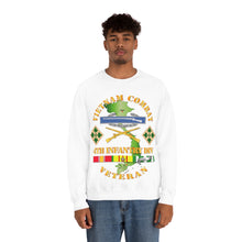 Load image into Gallery viewer, Unisex Heavy Blend Crewneck Sweatshirt - Vietnam Combat Infantry Veteran w 4th Inf Div SSI V1
