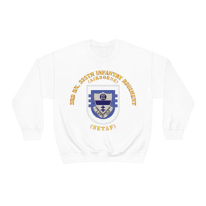 Unisex Heavy Blend Crewneck Sweatshirt - Army - Flash - 3rd Bn 325th Infantry Regiment - Abn - Setaf Wo Ds