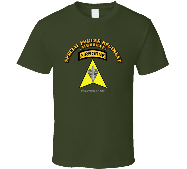 Philippines - Special Forces Regiment (Airborne) with Text - T Shirt, Premium and Hoodie