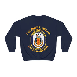 Unisex Heavy Blend Crewneck Sweatshirt - USS John S. McCain (DDG-56)