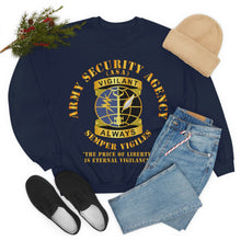 Load image into Gallery viewer, Unisex Heavy Blend Crewneck Sweatshirt - Army Security Agency - DUI - Always Vigilante
