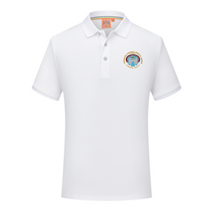 Custom Shirts Men's White Classic Polo Shirt Offset Heat Transfer Print - Army - Landstuhl Regional Medical Center - Landstuhl Germany
