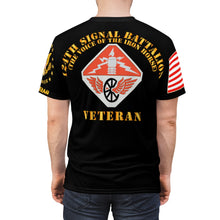 Load image into Gallery viewer, Unisex AOP - Army - 124th Signal Battalion - Voice Iron Horse - US Army Veteran
