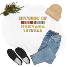 Load image into Gallery viewer, Unisex Heavy Blend Crewneck Sweatshirt - Army - Grenada Invasion Veteran w EXP SVC
