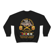 Load image into Gallery viewer, Unisex Heavy Blend Crewneck Sweatshirt - Army - 2nd Bn 83rd Artillery w M110 - Babenhausen Germany w COLD SVC
